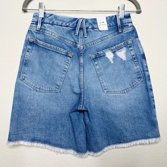 Good American Good Icon Short in Indigo073 - Picture 9 of 16